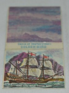 Sails of Yesteryear Golden Hind 30 Strike Matchbook Cover