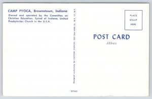 Brownstown Indiana~Presbyterian Church Camp PYOCA~Lake Front Dock & Lodge~1960 