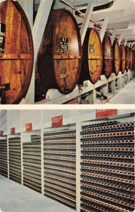 Asti California 1960s Postcard Italian Swiss Colony Winery Wine Cellars