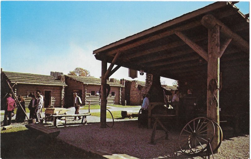Fort Boonesborough Richmond Kentucky Soap Making and Blacksmith Shop