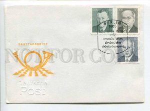 291175 EAST GERMANY GDR 1984 COVER Berlin personalities special cancellations