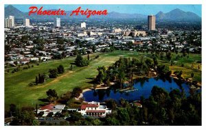 Postcard GOLF COURSE SCENE Phoenix Arizona AZ AS0242