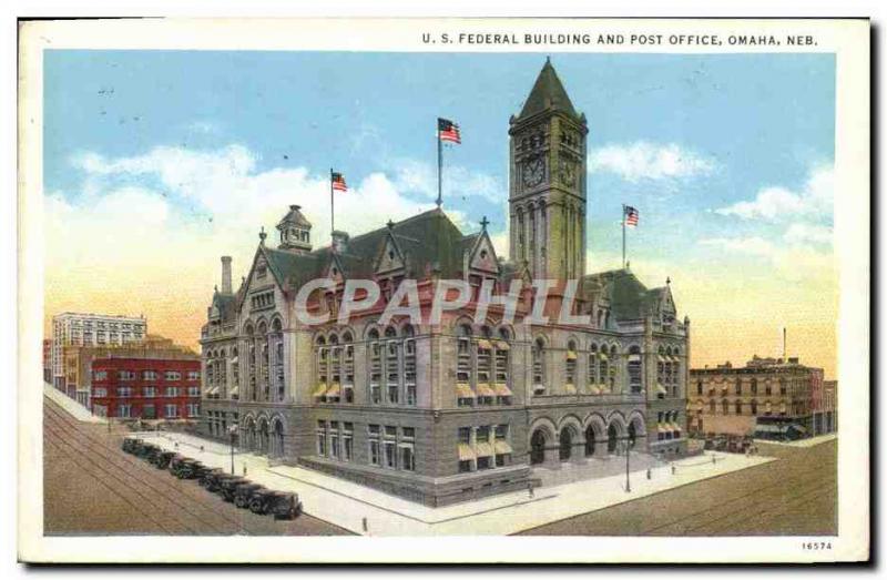 Old Postcard U S Federal Building And Post Office Omaha Neb