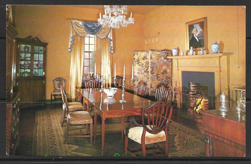 Virginia, Richmond - Dining Room - Berkeley Plantation - [VA-105]