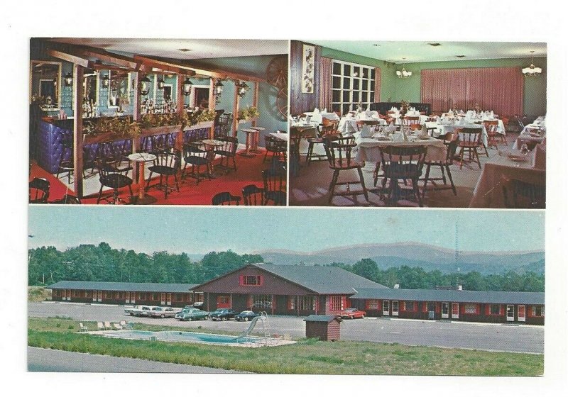 Postcard Vermont VT The Lodge Motor Hotel Bellows Falls Standard View Card