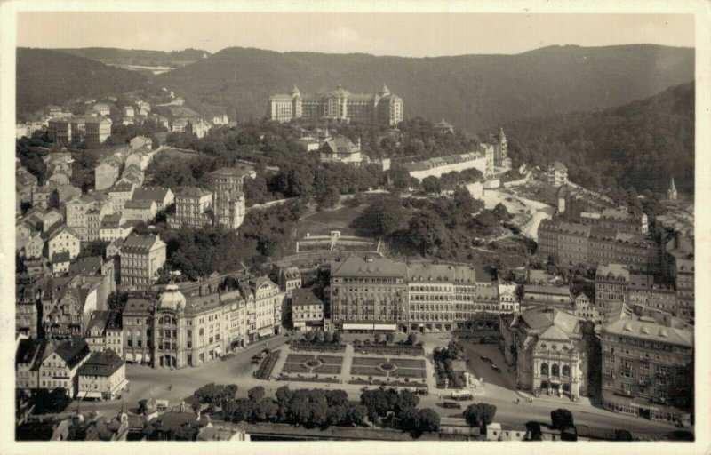 Czech Republic Karlsbad Blick z Hotel Imperial u Stadttheater 03.01