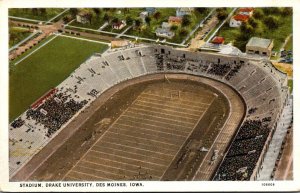 Iowa Des Moines Stadium Drake University Curteich