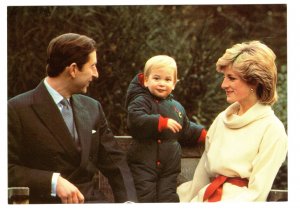 Prince William of Wales with Parents, Kensington Palace