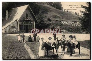 Puy de Dome- The Bourboule- The Source Clemence-ane-Postcard Old donkey