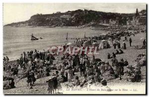 Le Havre - L & # 39Heure Bath and views of the Heve - Old Postcard