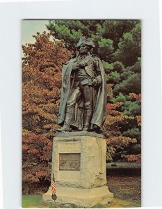 Postcard The Baron Von Steuben Statue, Valley Forge, Pennsylvania