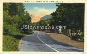 US Highway - Bat Cave, North Carolina NC Postcard