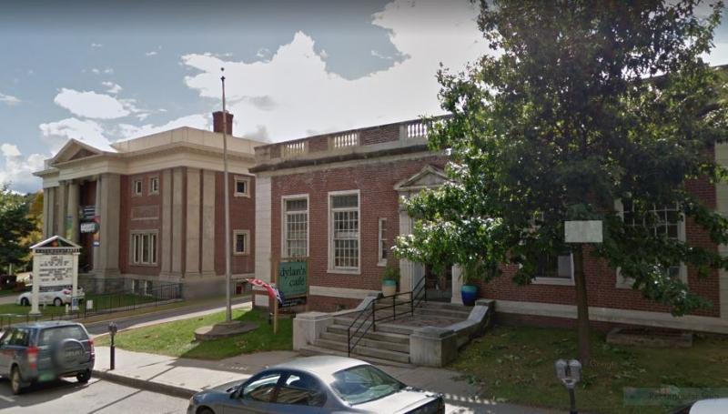 St Johnsbury VT~Masonic Temple & Post Office (Now Art Center/Restaurant) 1940s