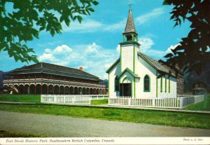 Canada British Columbia Fort Steele Historic Park The Museum and St Anthony&#...