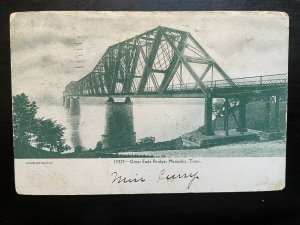 Vintage Postcard 1906 Great Eads Bridge Memphis Tennessee