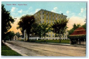 c1910 Augusta House Exterior Building Augusta Maine ME Vintage Antique Postcard