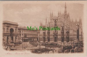 Italy Postcard - Milan / Milano - Piazza Del Duomo RS31788
