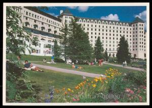 The Chateau Lake Louise from the Garden