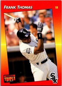 1992 Donruss Baseball Card Frank Thomas Chicago White Sox sk3194