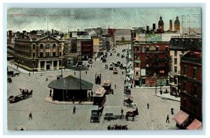 1909 Haymarket Square Buildings Boston Massachusetts MA Antique Postcard 