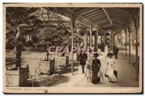 Postcard Old Vichy Allee Covered