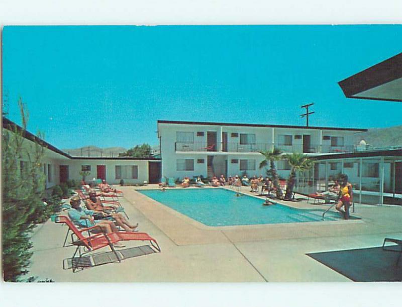 Unused Pre-1980 POOL & STARDUST MOTEL Desert Hot Springs California CA u5356