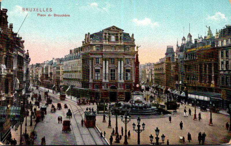 Belgium Brussells Place de Brouckere 1910
