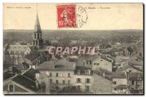 Old Postcard Rueil Panorama