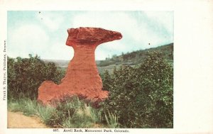 Vintage Postcard 1900's View of Anvil Rock Monument Park Colorado CO