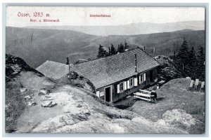 Osser Bavarian Bohemian Forest Germany Postcard Accomodation House 1919