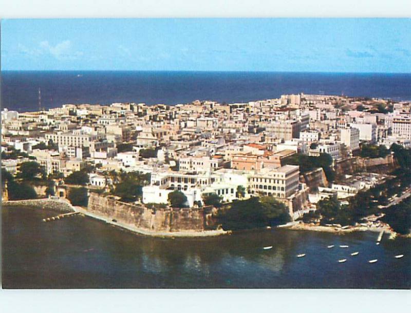 Unused Pre-1980 AERIAL VIEW San Juan Puerto Rico PR hs7957