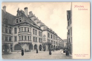 Bavaria Germany Postcard Munich Hofbräuhaus Stengel & Co. c1905 Antique