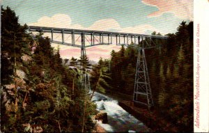 New York Adirondacks Bridge Over Ausable Chasm