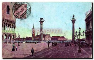 Italia - Italy - Italy - Venice - Venice - Piazzetta e Molo - Old Postcard