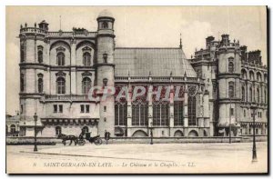 Old Postcard Saint Germain en Laye The Castle and Chapel