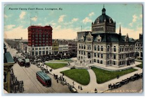 1911 View Of Fayette County Court House Lexington Kentucky KY Antique Postcard 