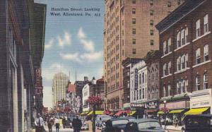 Pennsylvania Allentown Hamilton Street Looking West