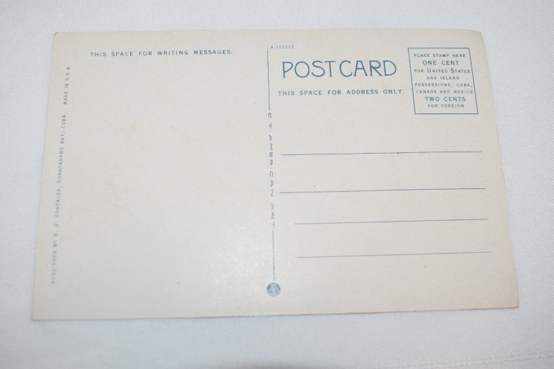 Commandant's Quarters U. S. Naval Station Guantanamo Bay Postcard Made in USA