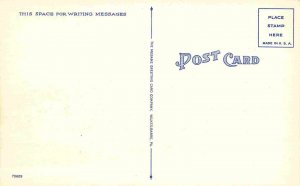 US Post Office Sunsbury Pennsylvania linen postcard