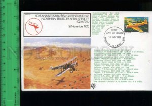 197866 AUSTRALIA plane Wackett Old Cover military plane