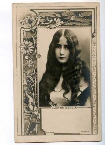 233741 CLEO DE MERODE French BALLET DANCER Photo ART NOUVEAU