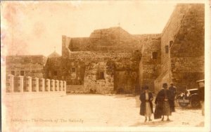 Postcard Real Photo - Palestine The Church of the Nativity - 1910