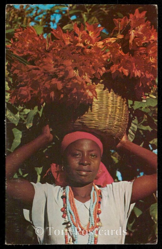 Young Haitian Flower Vendor, Petion-Ville