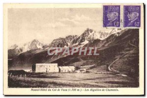 Postcard Old New Hotel du Col de Voza Needles of Chamonix