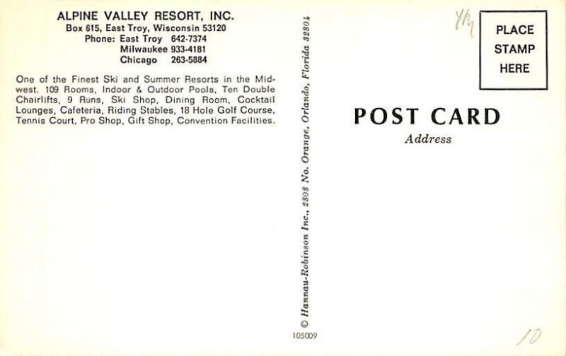 Alpine Valley Resorts - Milwaukee, Wisconsin WI