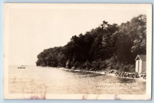 Walker Minnesota MN Postcard RPPC Photo Ottertail Point Resort Leech Lake c1940s