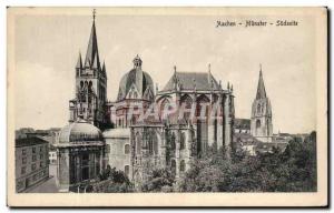 Old Postcard Aachen Munster Sudsite