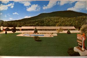 Unused pre-1980 CANDLELIGHT MOTEL in Arlington Vermont VT postcard y2805