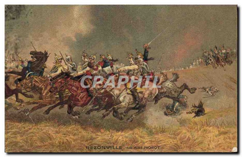 Old Postcard Army Rezonville by Aim? Morot