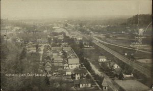 Camp Douglas WI Birdseye View c1910 Real Photo Postcard